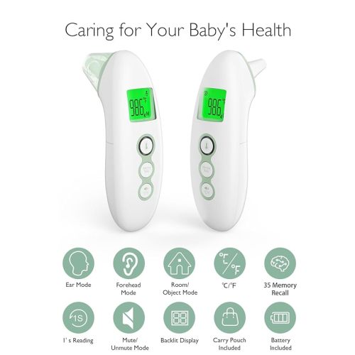 Momcozy Non-Contact Forehead and Ear Thermometer