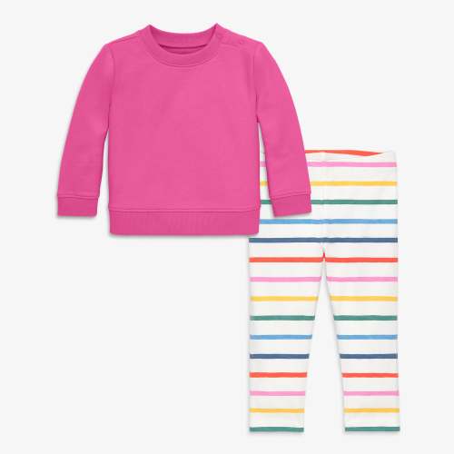 Baby sweatshirt and legging set - Tulip / 6-12