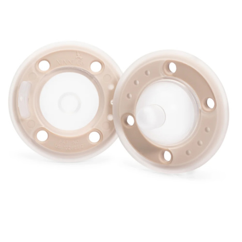 Ninni Pacifier- Oatmeal 2 Pack Pacifier Like Breast – Ninni Co