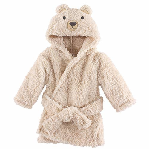 Hudson Baby Unisex Baby Plush Animal Face Bathrobe