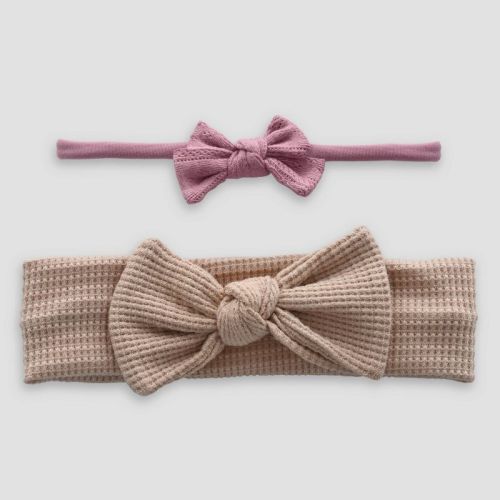 Carter's Just One You® Baby Girls' 2pk Headwraps - Brown/Pink 0-12M