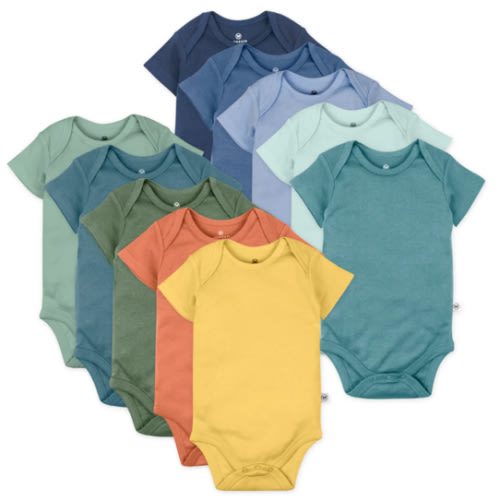 10-Pack Cotton Short Sleeve Bodysuits | Honest Baby Clothing