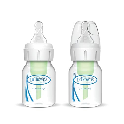 Dr. Brown's Natural Flow 2 Pack Bottles - 2 Oz Green