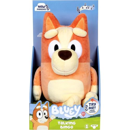 Bluey Sound Effects Talking Bingo Plush Toy