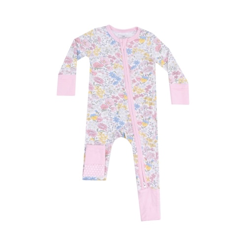 2 Way Zipper Romper - Viola Floral