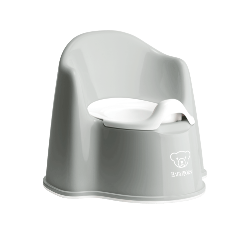 Potty Chair: Gray/White