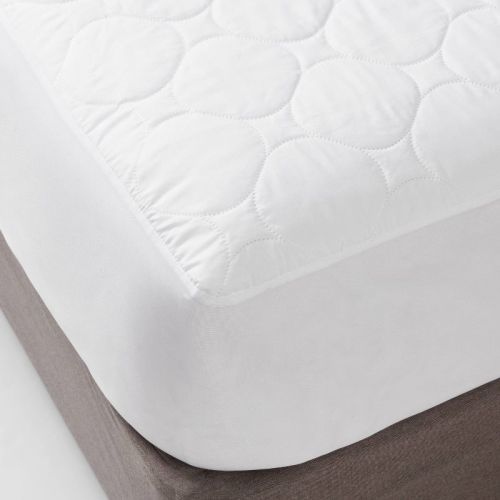 Twin/Twin XL Waterproof Quilted Mattress Pad - Room Essentials™: Microfiber, Stain Release, 180 Thread Count
