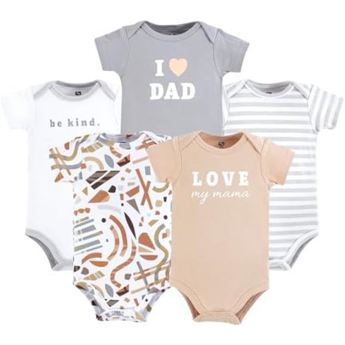 Hudson Baby Unisex Baby Cotton Bodysuits
