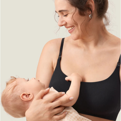 Ribbed Scoop Nursing Bralette