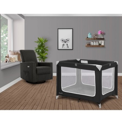 Dream On Me Zoom Portable Playard, Color: Black