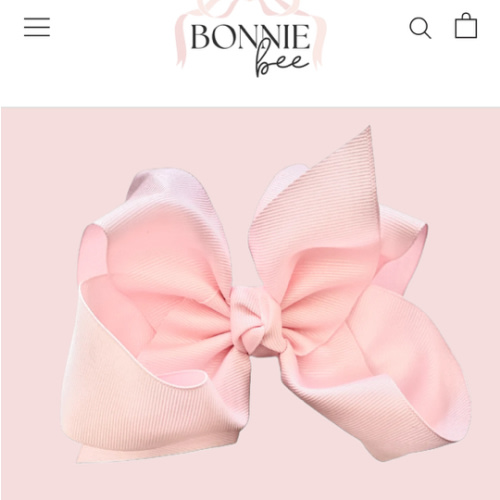 Ballerina Pink Grosgrain Bow