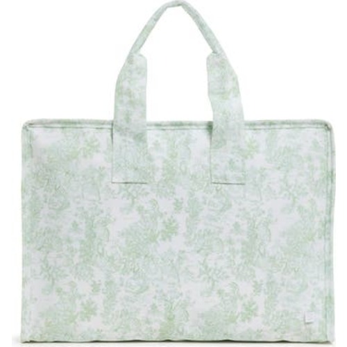 Bunny Toile Tote- Green