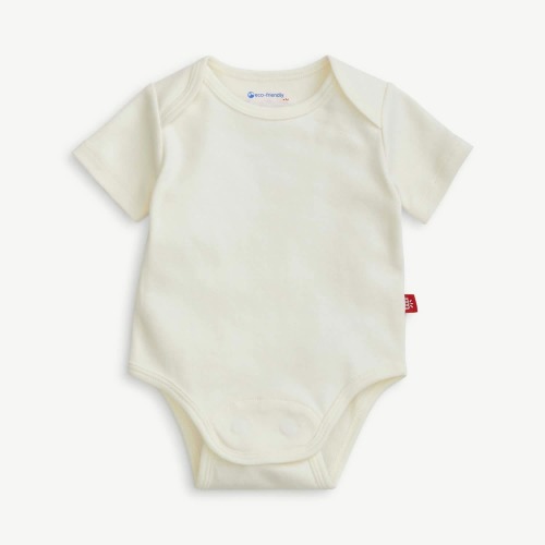 cream organic cotton magnetic bodysuit – Magnetic Me