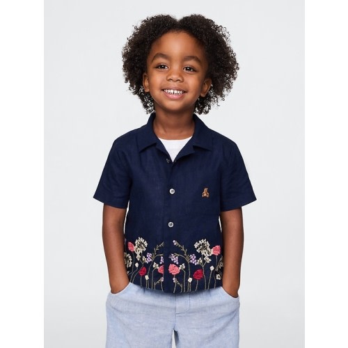 Baby & Toddler Linen-Cotton Cabana Shirt