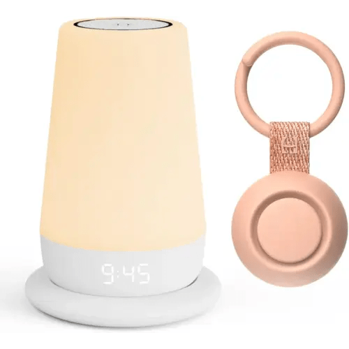Rest+ 2nd Gen Baby Sleep Bundle Includes Hatch Rest+ 2nd Gen and Portable Rest Go | Sleep Sounds for Nursery, Travel and Registry (Peach)