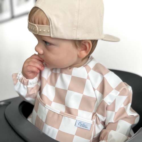 The Grayson Long Sleeve Bib - Checkered – Calla and Friends