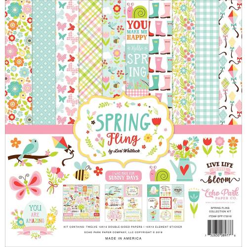 Echo Park SPRING FLING Fun Collection Kit 12 x 12