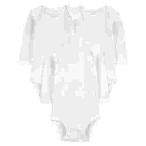 Carter's Child of Mine Baby Unisex Long Sleeve Bodysuits, 3-Pack Sizes Preemie-18 Months