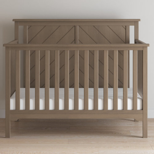 Hampton Flat Top 4-in-1 Convertible Crib
