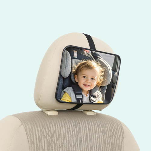 Baby Car Mirror Safety Car Seat Mirror for Rear Facing Infant with Wide Crystal Clear View Shatterproof