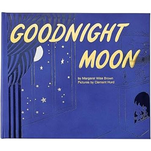 Graphic Image Goodnight Moon Classic Book Handbound Genuine Bonded Luxury Leather