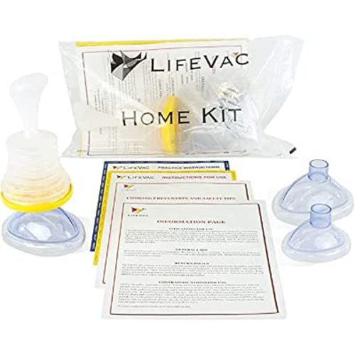LifeVac - Choking Rescue Device Home Kit for Adult and Children First Aid Kit, Portable Choking Rescue Device, First Aid Choking Device
