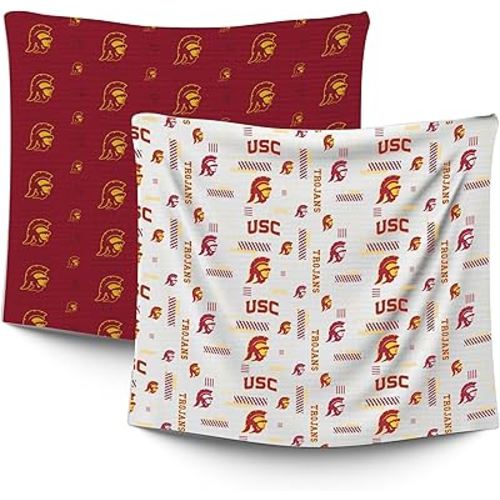 Officially Licensed NCAA Home & Away 2 Pack Baby Blankets