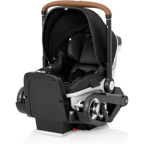 Evenflo Shyft DualRide Infant Car Seat Stroller Combo w Carryall Storage & Extended Canopy - Onyx