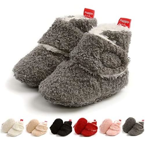 Ohwawadi Infant Baby Slippers Girls Boys Booties Warm Baby Socks Shoes Newborn Crib Shoes Baby Footwear Prewalkers