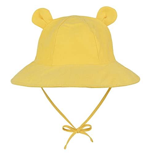 Zando Baby Toddler Sun Bucket Hats Wide Brim Beach Hats Infants Girls Cap Sun Protection Summer Kid Hat