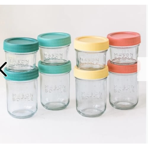 Breastmilk Storage Jar Set – Mason Bottle