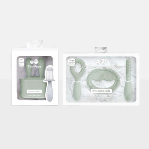 Pre-Feeding Oral Care Bundle by ezpz | Unique Baby Shower Gift Set