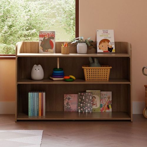 Babyletto Melo Montessori-Inspired Bookcase - Natural Walnut