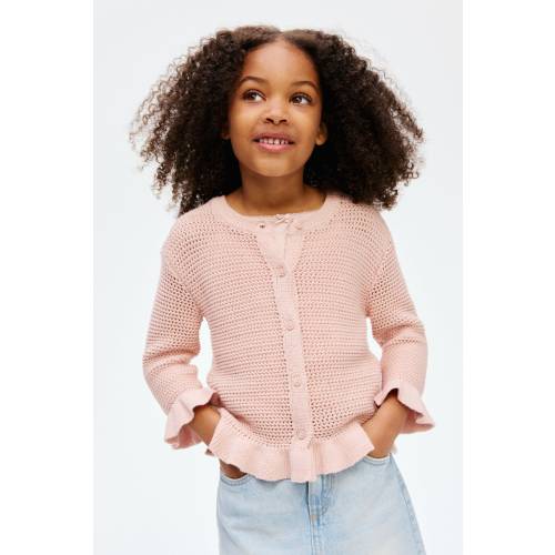 CROCHET-LOOK CARDIGAN