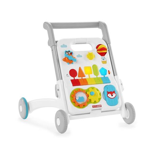 Skip Hop Baby Walker 4-in-1 Sit to Stand Convertible Light Up Music Toy with 40+ Activities Explore & More Age 6m+