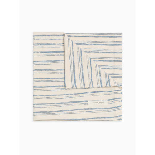 Wave Stripe / Rain Swaddle Blanket