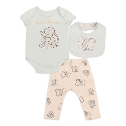 Disney Newborn Baby Girls Layette Set, 3pcs Bib Set, Sizes 0/3 Months - 3/6 Months - 6/9 Months