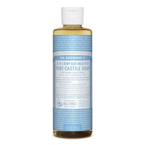 Dr. Bronner's, Baby Soap Liquid Castile, 8 Fl Oz