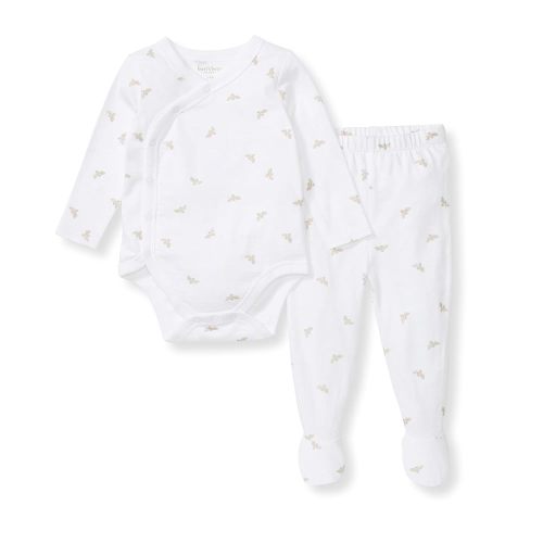Burt's Bees Baby Unisex Bodysuit and Pant Set, 100% Organic Cotton