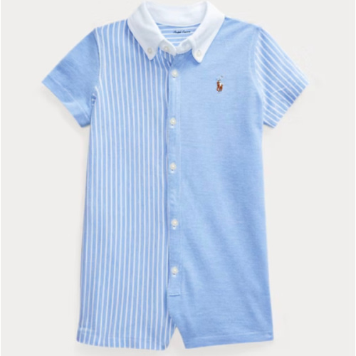 Knit Cotton Oxford Fun Shortall | Ralph Lauren
