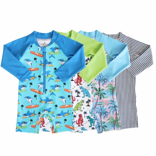 Long Sleeve Rash Guard Swim Romper Shortie | Best Sellers
