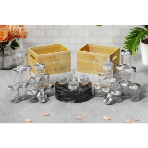 Burrbaby - Zero-Plastic Glass Breast Milk Storage and Bottles