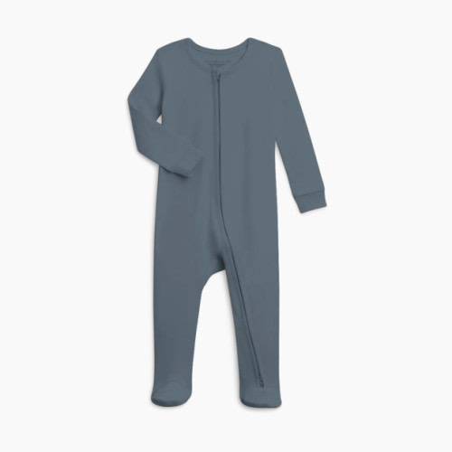 Colored Organics Peyton Zipper Sleeper - Harbor, 0-3 M