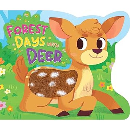 Little Hippo Books Forest Days with Deer - Touch and Feel Board Book - Sensory Board Book
