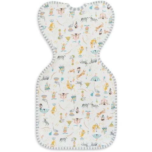 Love to Dream Swaddle UP, Baby Sleep Sack, Self-Soothing Swaddles for Newborns, Get Longer Sleep, Snug Fit Helps Calm Startle Reflex, New Born Essentials for Baby, 1.0 TOG, 8-13lb, Circus White