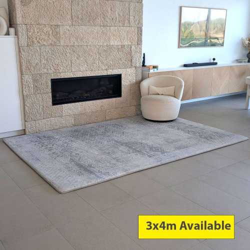 The Mellow Mat v2® Designer Print | Silver Mist (Soft Touch Sensory Tatami Rug) PR01