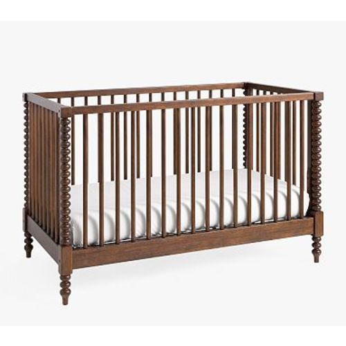 Chris Loves Julia Turned Wood Convertible Crib, Heritage Walnut, In-Home Delivery