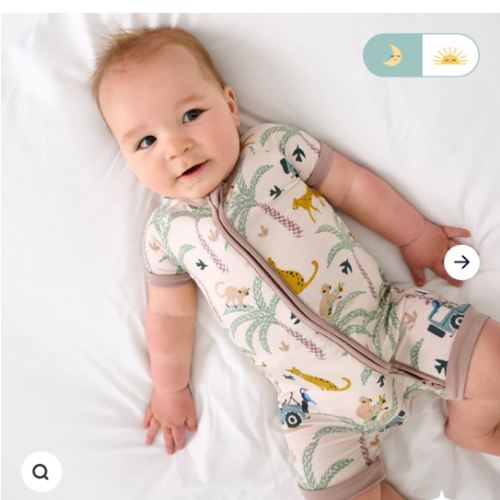 Wild Escape Shorty Zippy | Little Sleepies