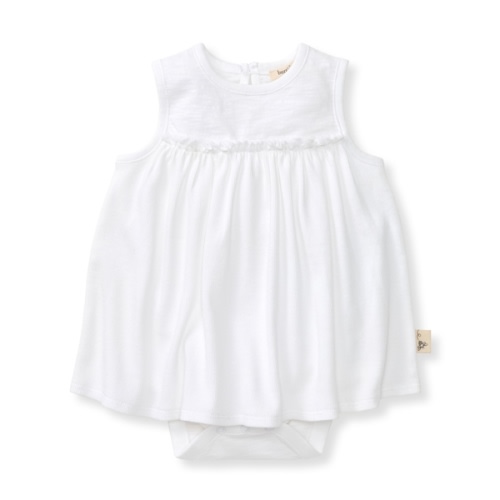 Organic Cotton Baby Girl Bodysuit Dress