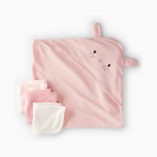 Carter's 4-Piece Towel and Washcloth Set - Pink